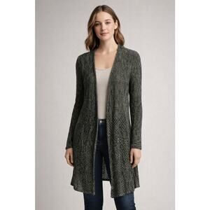 Hannah Womens Size Small Duster Sweater Grey NWT Cottagecore